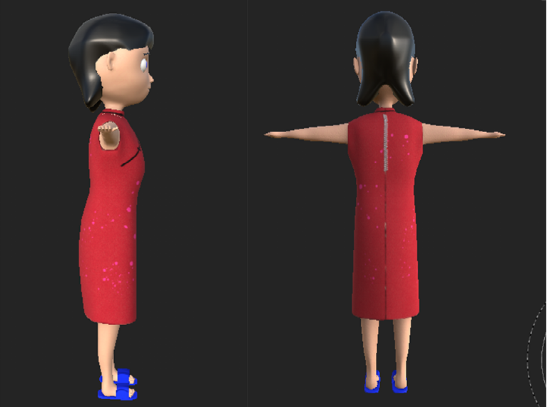 3D Character Study screenshot 1